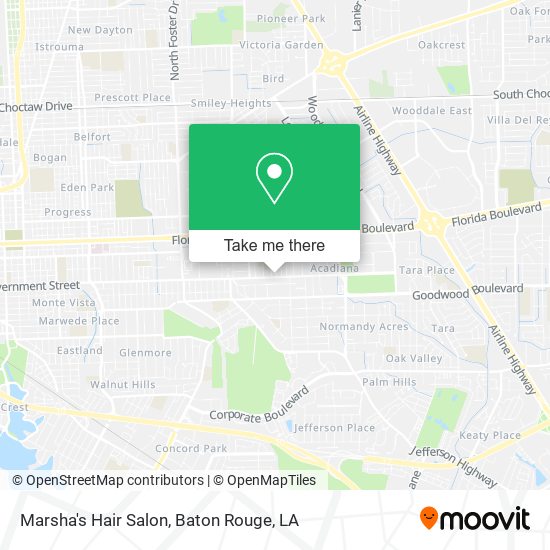 Mapa de Marsha's Hair Salon