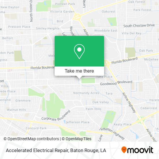 Mapa de Accelerated Electrical Repair