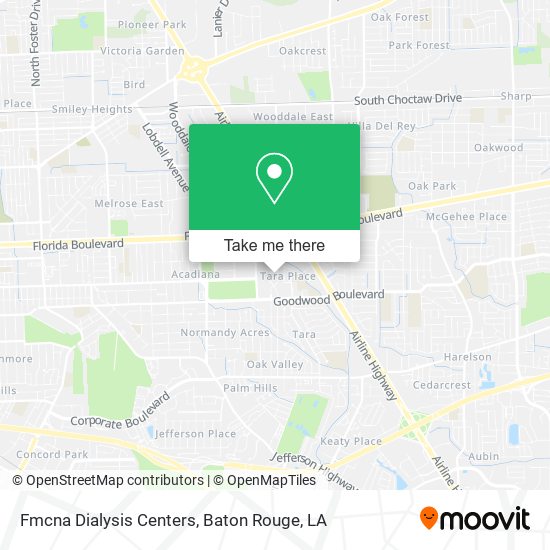 Fmcna Dialysis Centers map