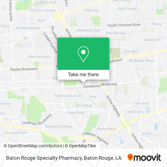 Baton Rouge Specialty Pharmacy map