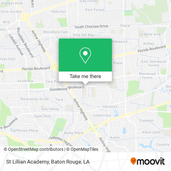 St Lillian Academy map