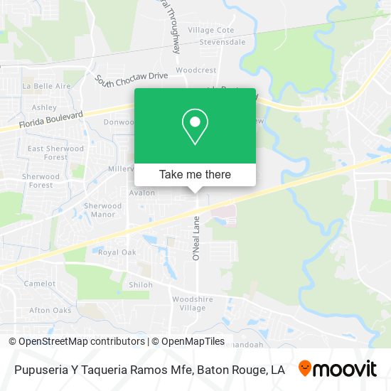 Pupuseria Y Taqueria Ramos Mfe map