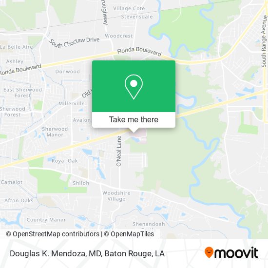 Mapa de Douglas K. Mendoza, MD