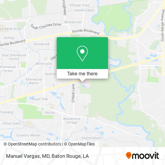 Manuel Vargas, MD map