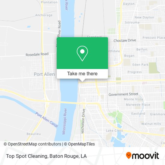 Top Spot Cleaning map