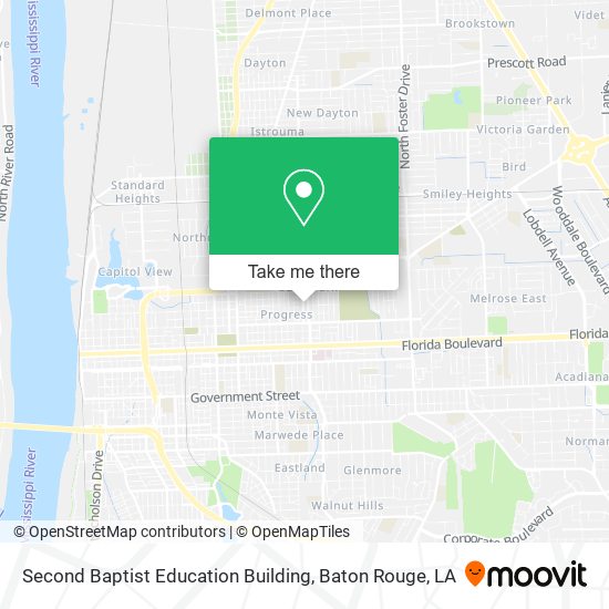 Mapa de Second Baptist Education Building