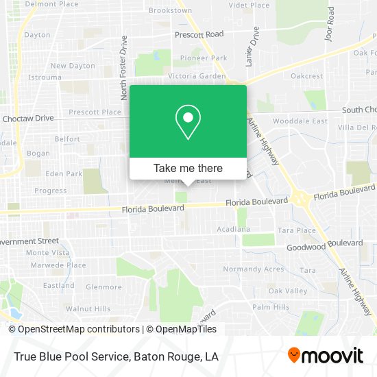 True Blue Pool Service map