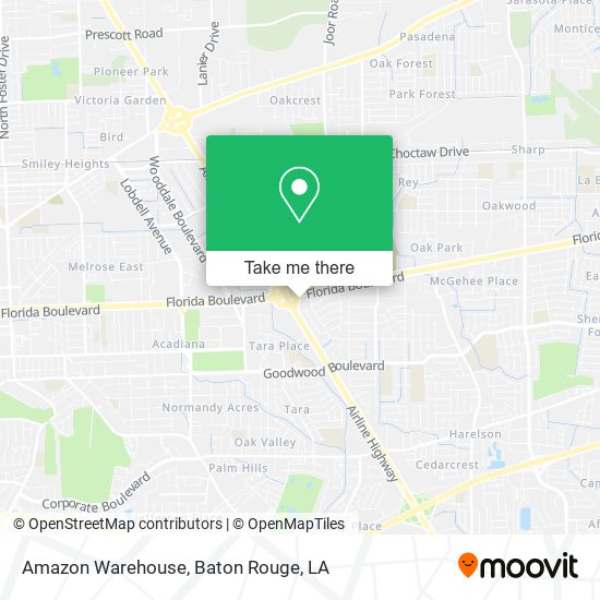 Amazon Warehouse map