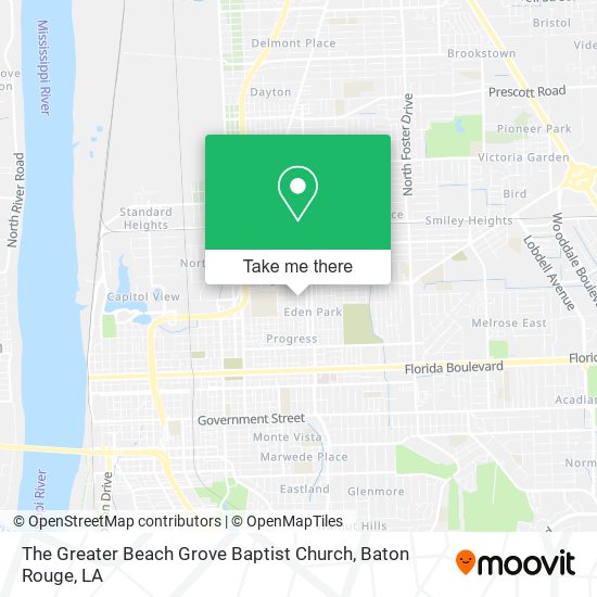 Mapa de The Greater Beach Grove Baptist Church