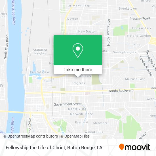 Fellowship the Life of Christ map