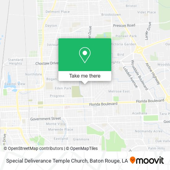 Special Deliverance Temple Church map