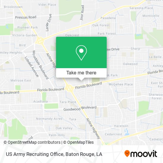 Mapa de US Army Recruiting Office