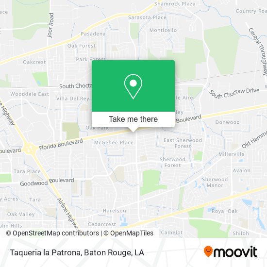 Taqueria la Patrona map
