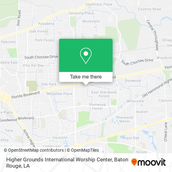 Higher Grounds International Worship Center map
