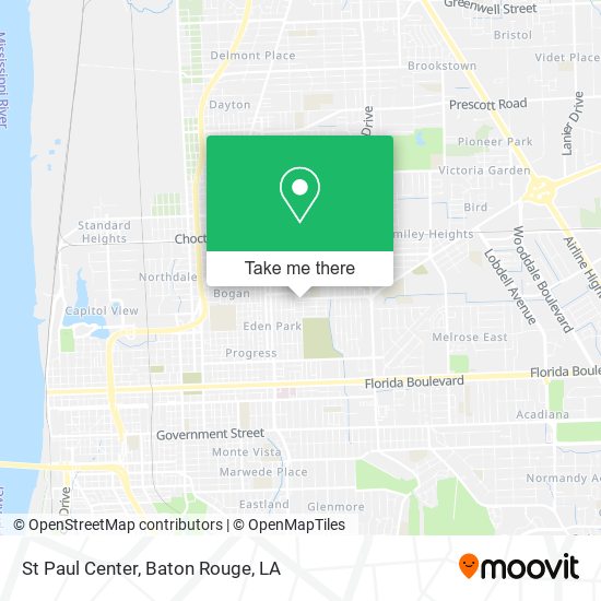 Mapa de St Paul Center