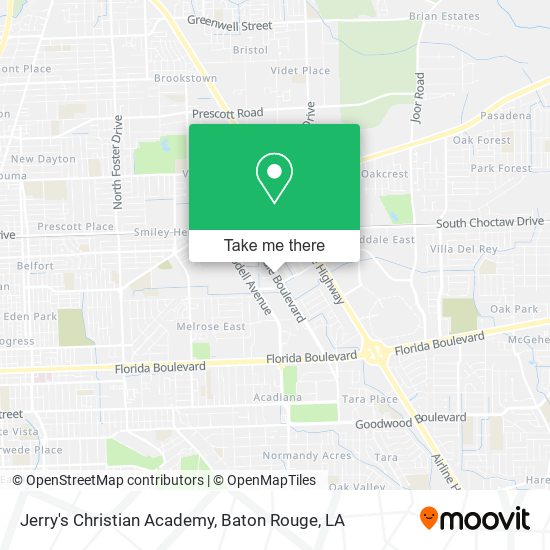 Jerry's Christian Academy map