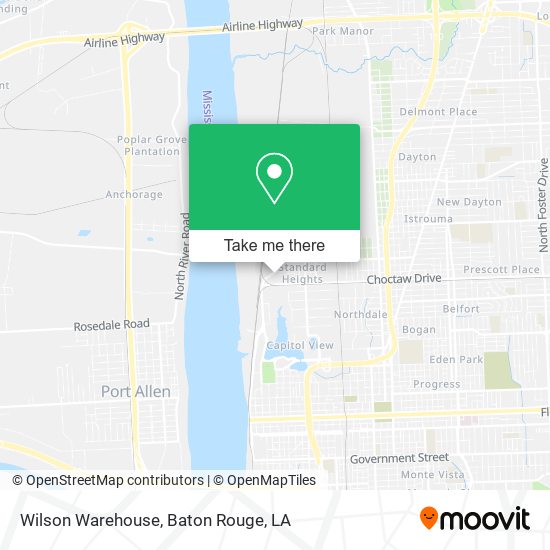 Mapa de Wilson Warehouse