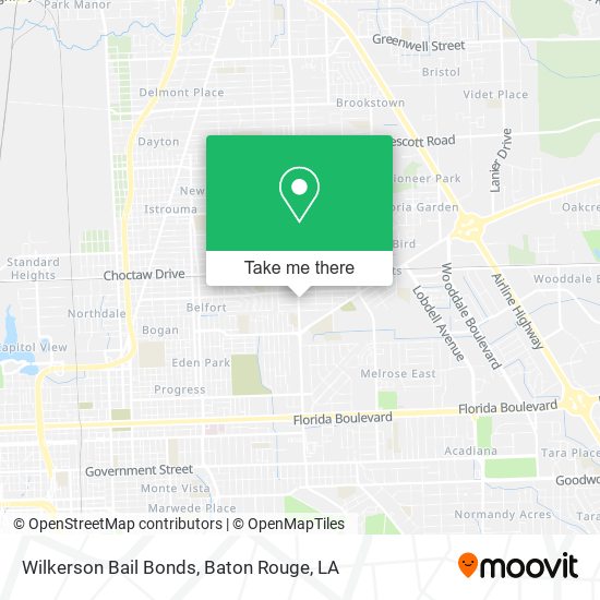 Wilkerson Bail Bonds map