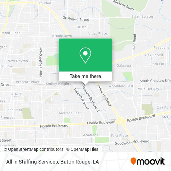 All in Staffing Services map