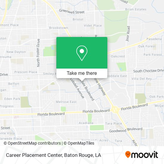 Career Placement Center map