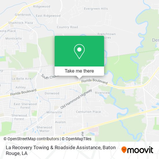 Mapa de La Recovery Towing & Roadside Assistance
