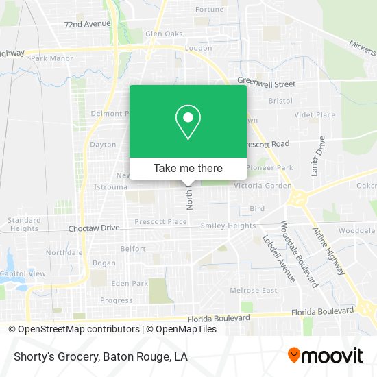 Shorty's Grocery map