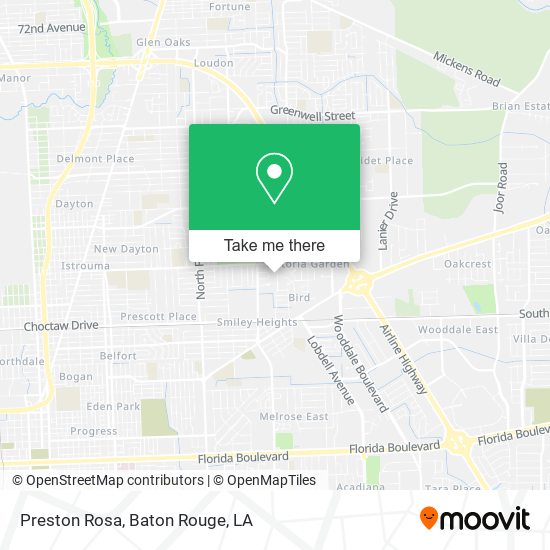 Mapa de Preston Rosa