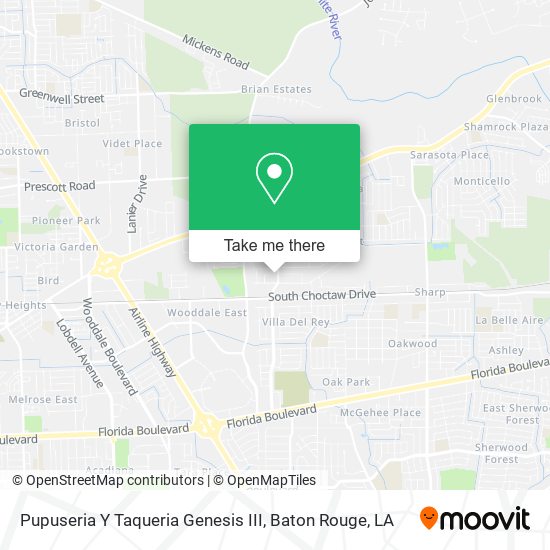 Pupuseria Y Taqueria Genesis III map