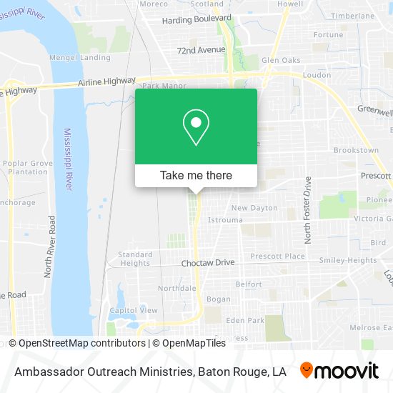Ambassador Outreach Ministries map