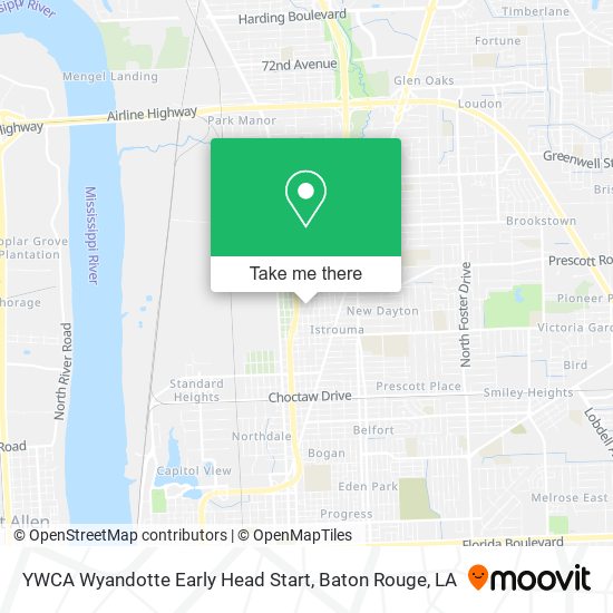 Mapa de YWCA Wyandotte Early Head Start