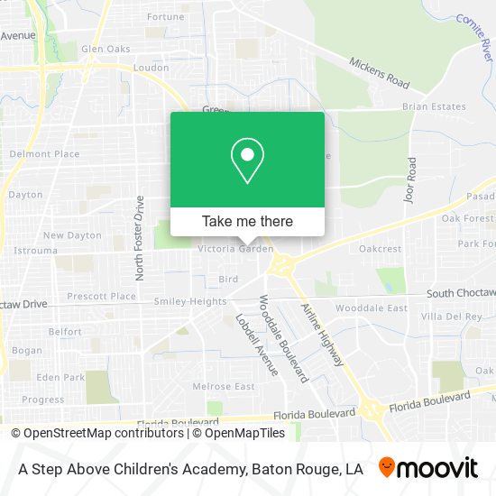 A Step Above Children's Academy map