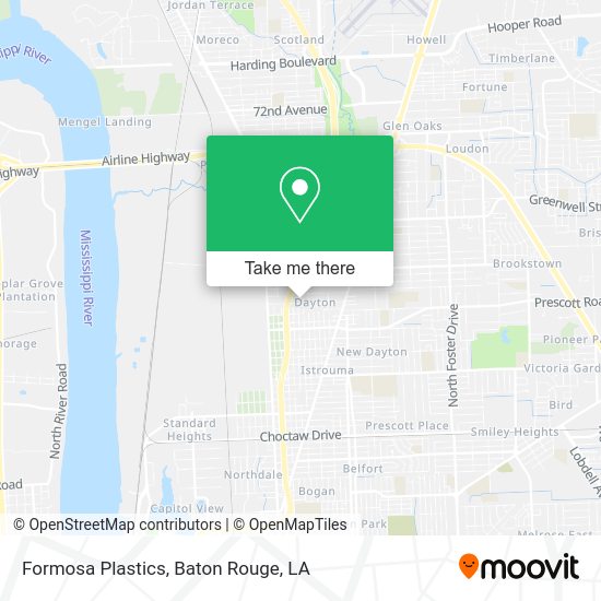 ¿Cómo llegar a Formosa Plastics en Baton Rouge, LA en autobús?