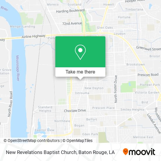 Mapa de New Revelations Baptist Church