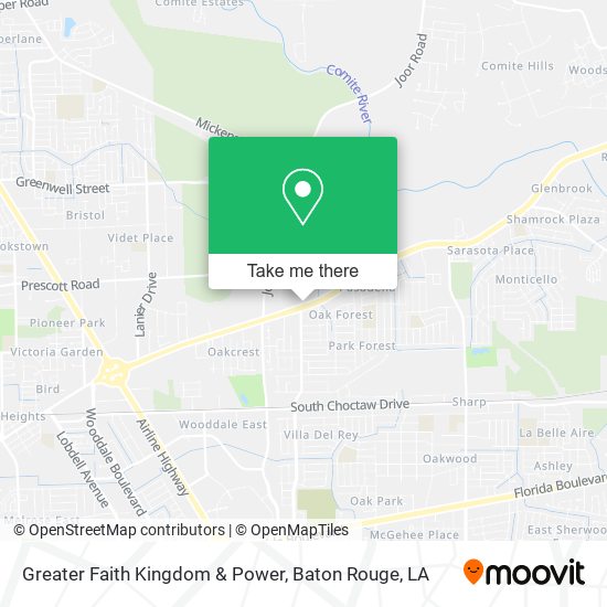 Mapa de Greater Faith Kingdom & Power