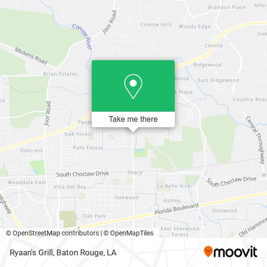 Mapa de Ryaan's Grill