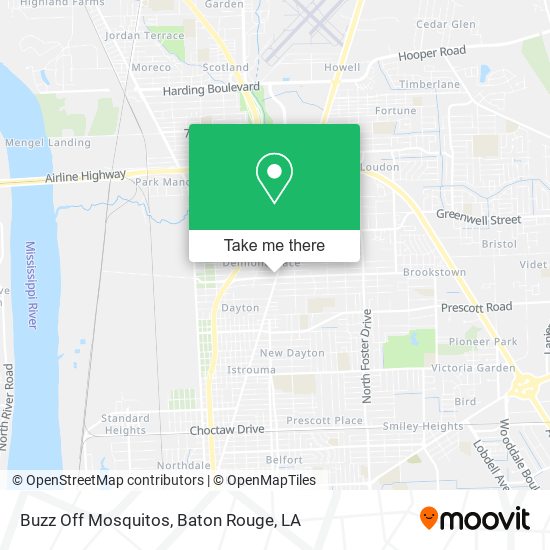 Mapa de Buzz Off Mosquitos