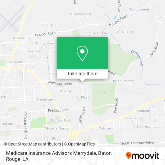 Mapa de Medicare Insurance Advisors Merrydale