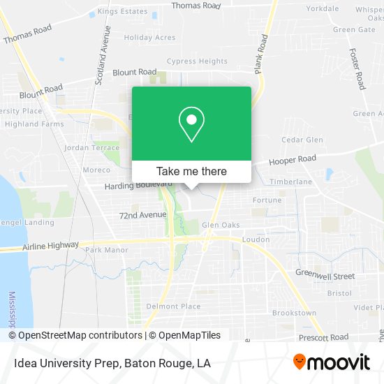 Mapa de Idea University Prep