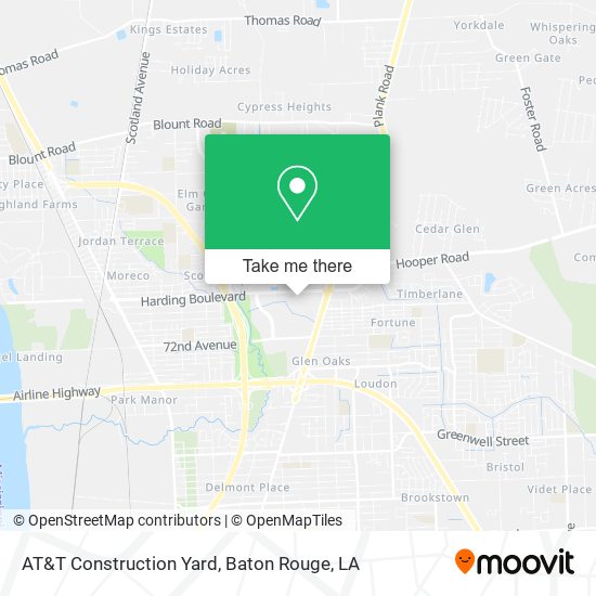 Mapa de AT&T Construction Yard