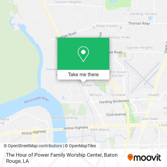 The Hour of Power Family Worship Center map