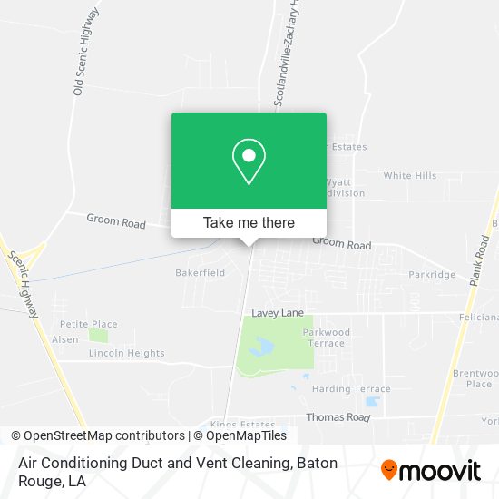 Air Conditioning Duct and Vent Cleaning map