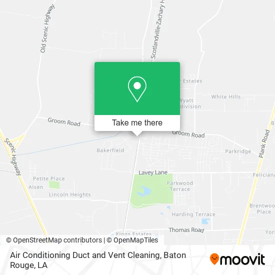 Mapa de Air Conditioning Duct and Vent Cleaning
