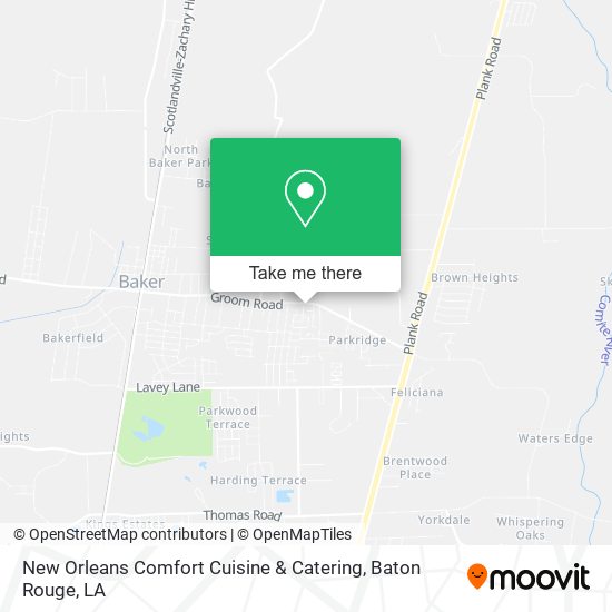 New Orleans Comfort Cuisine & Catering map