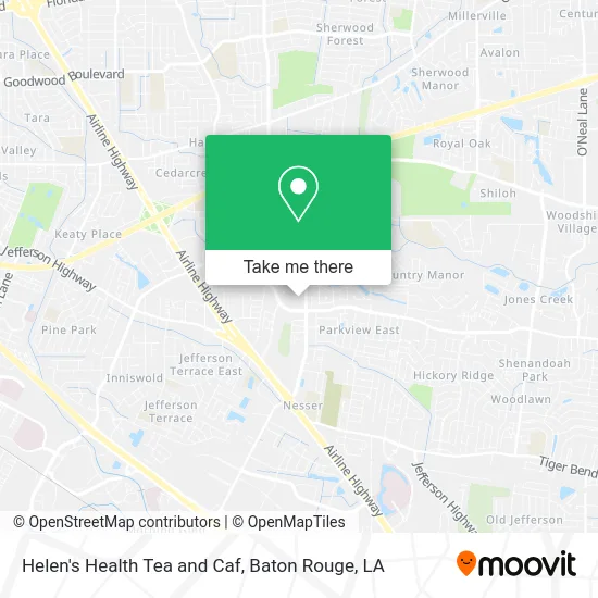 Helen's Health Tea and Caf map