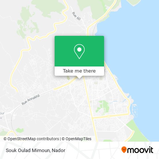 Souk Oulad Mimoun map