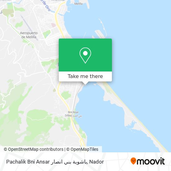 Pachalik Bni Ansar باشوية بني انصار map