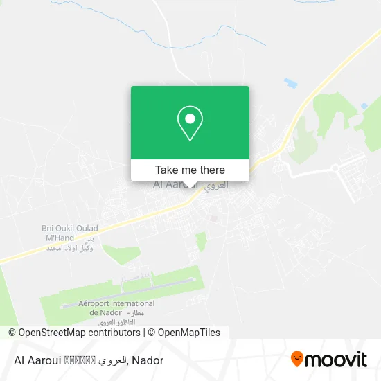 Al Aaroui ⵍⵄⴰⵔⵡⵉ العروي plan