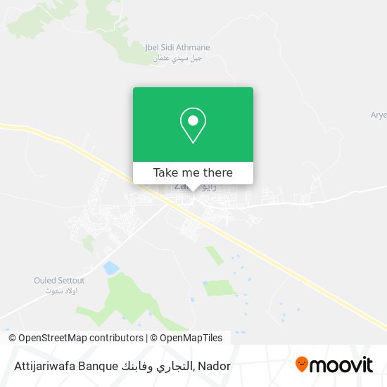 Attijariwafa Banque التجاري وفابنك map