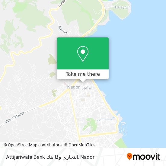 Attijariwafa Bank التجاري وفا بنك map