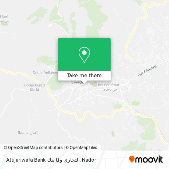 Attijariwafa Bank التجاري وفا بنك map